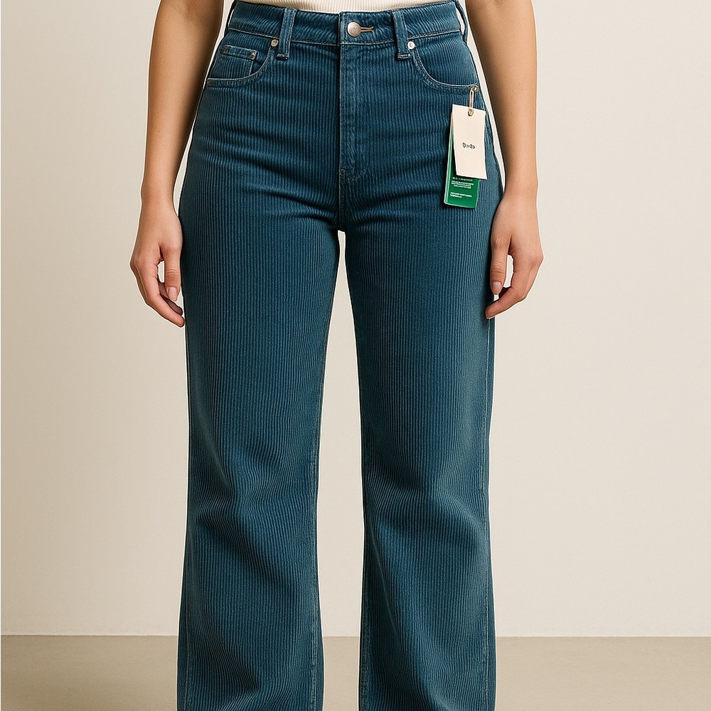 DL1961 Teal Flare Jeans